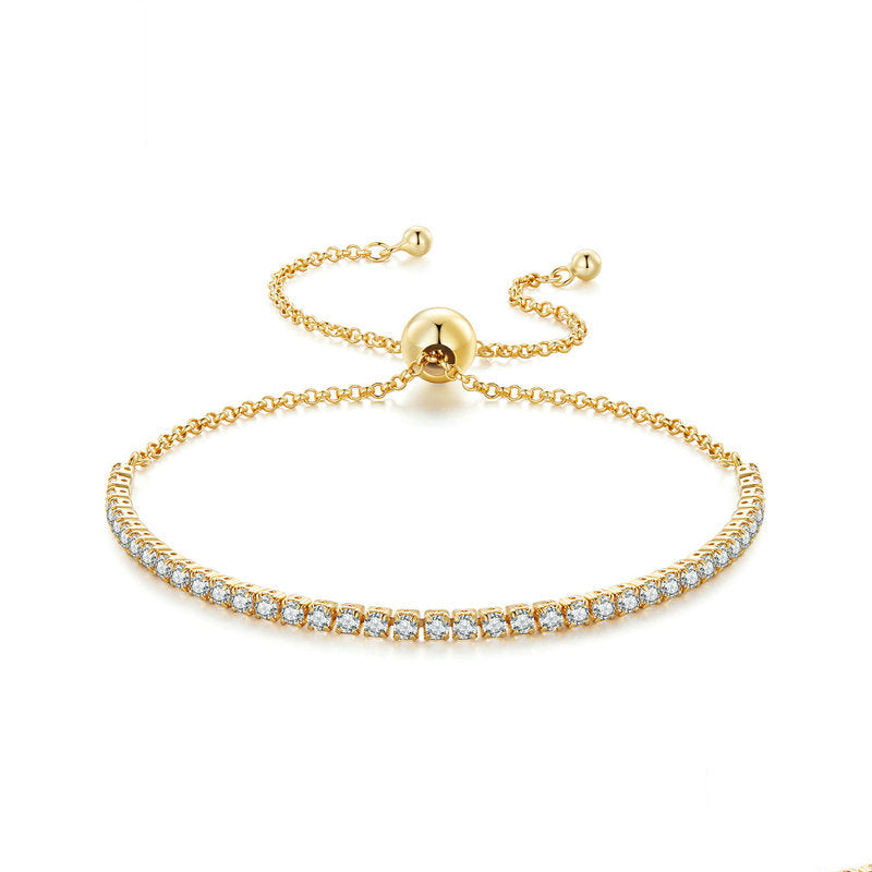 Adjustable Sterling Silver Bracelet