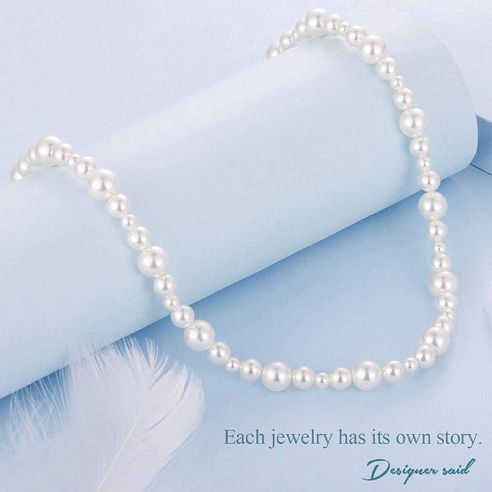 Bubble Pearl Necklace-Dreamy Girlish Style