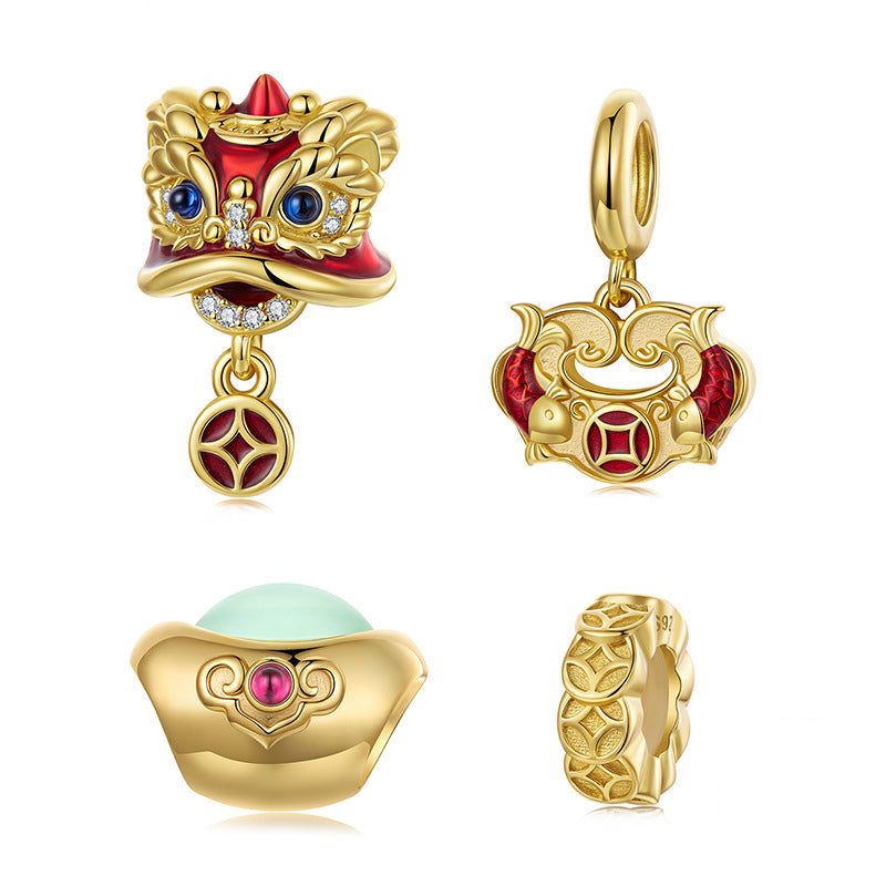 Chinese-Style Peace and Wealth Charms