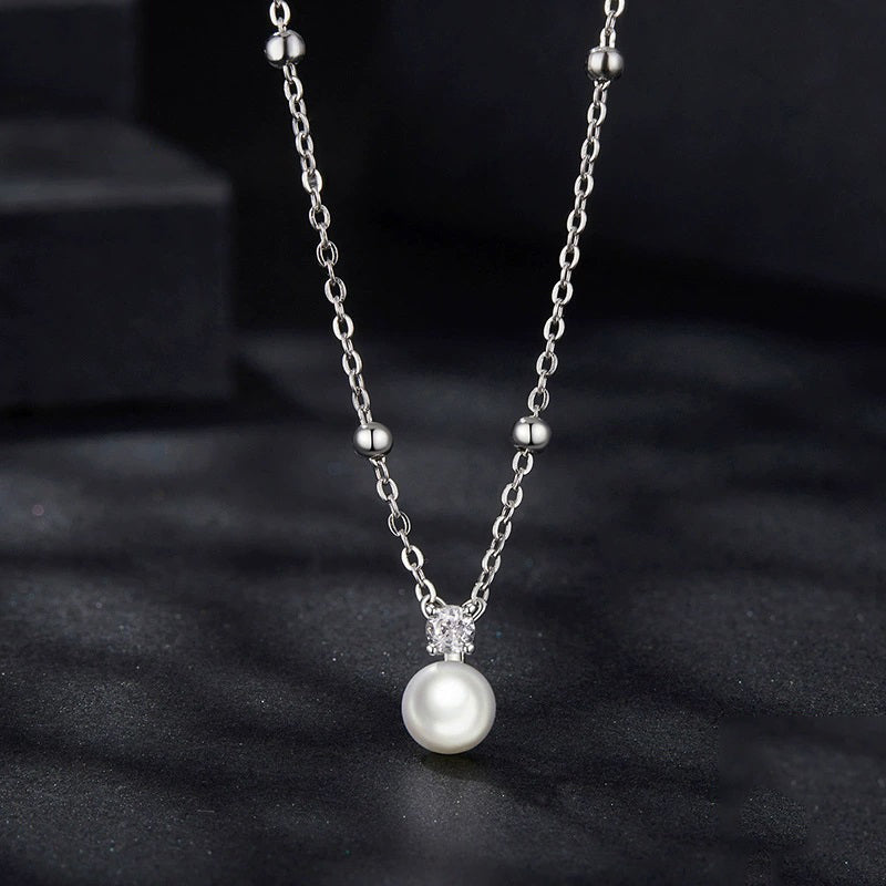 Pearl Pendant Clavicle Chain