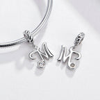 Sterling Silver Letters Pendants