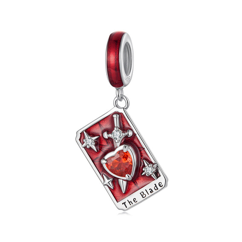 Sterling Silver Tarot Card Energy Charms