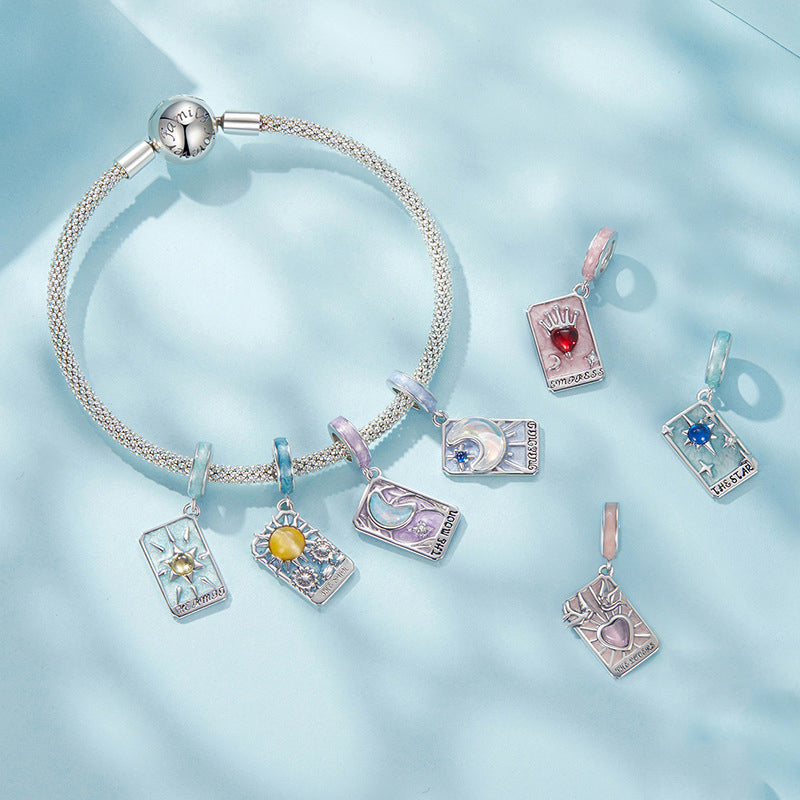 Sterling Silver Tarot Card Energy Charms